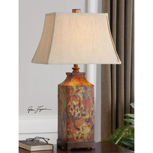 Uttermost Colorful Flowers 27678 Large Table Lamp 81.3cm